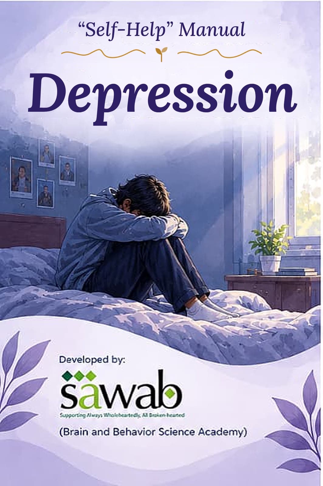Cover of the SAWAB self-help manual for Depression