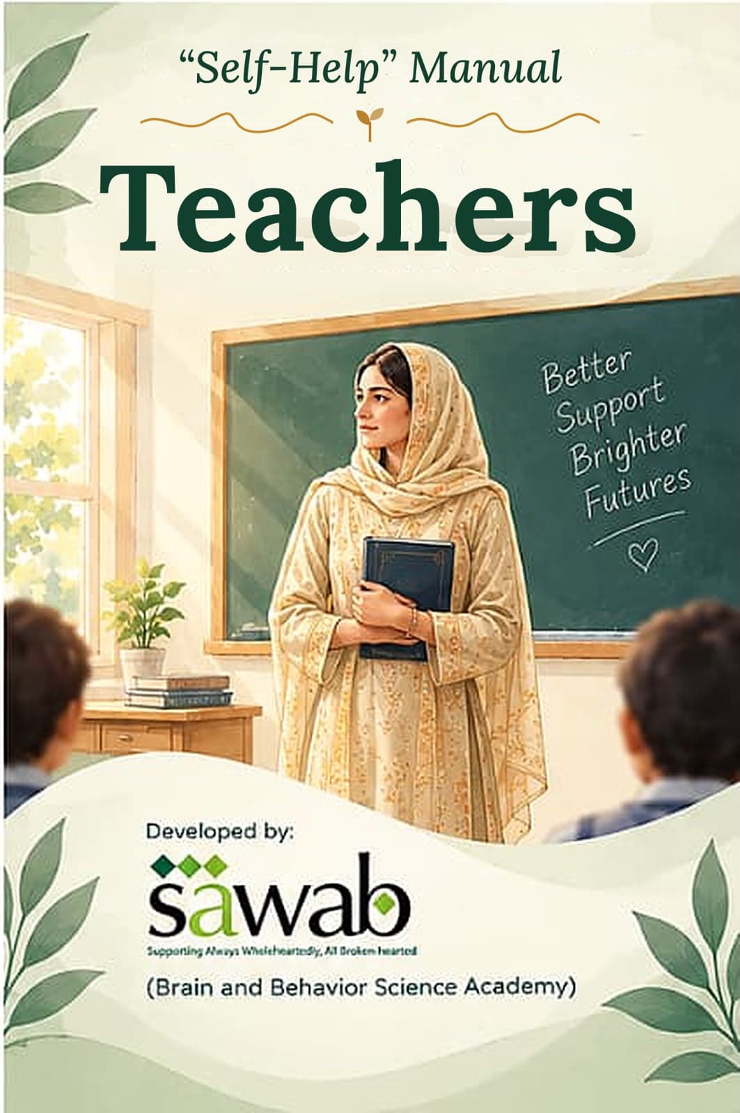 Cover of the SAWAB self-help manual for Teachers